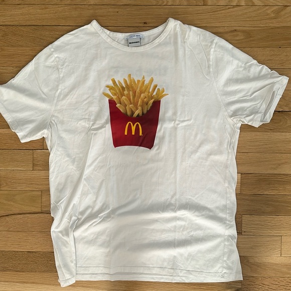 Zara Tops Medium Unisex Zara Mcdonalds Short Tee Shirt Poshmark